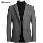 Для мужчин мужской шерстяной пиджак пальто Повседневное мужская куртка-ветровка вечернее шерстяное пальто; Куртка; Костюм Для мужчин Мода Бизнес куртки 2021