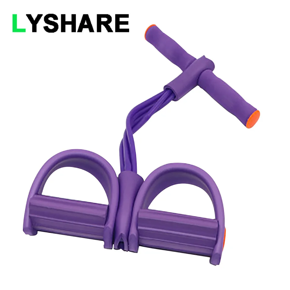 Эспандер спортивный эластичный шнур для ног оборудование фитнеса|Эспандеры| |