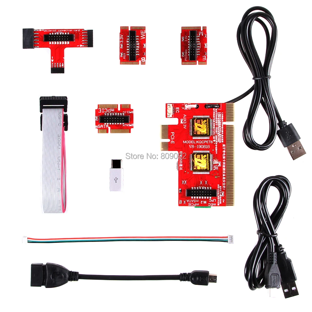 Материнская плата PCI/PCIE/MiniPCIE/LPC/EC диагностический анализатор для компьютера