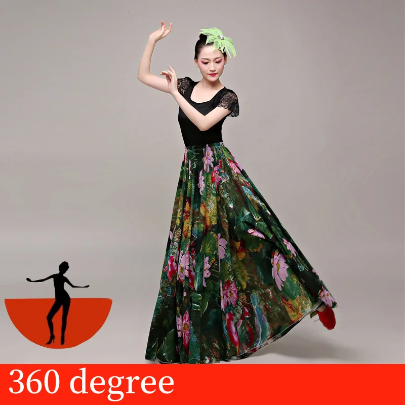 style 10 360 Женские танцевальные костюмы фламенко испанское платье Фламенго танцовщица одежда для бальных танцев Одежда для танцоров для выступлений SL1442 - Цвет: style 10 360