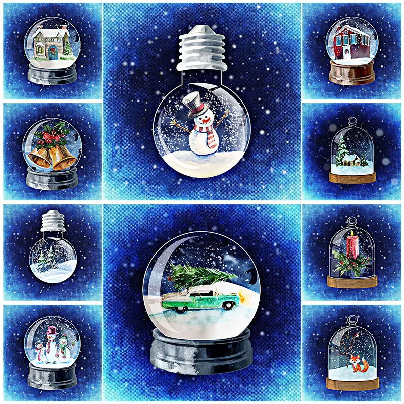 Ландшафт в стеклянной бутылке - полный квадрат/круглая сверкалка DIY рисование бриллианта / вышивка крестиком / мозаика / декор для дома искусства.