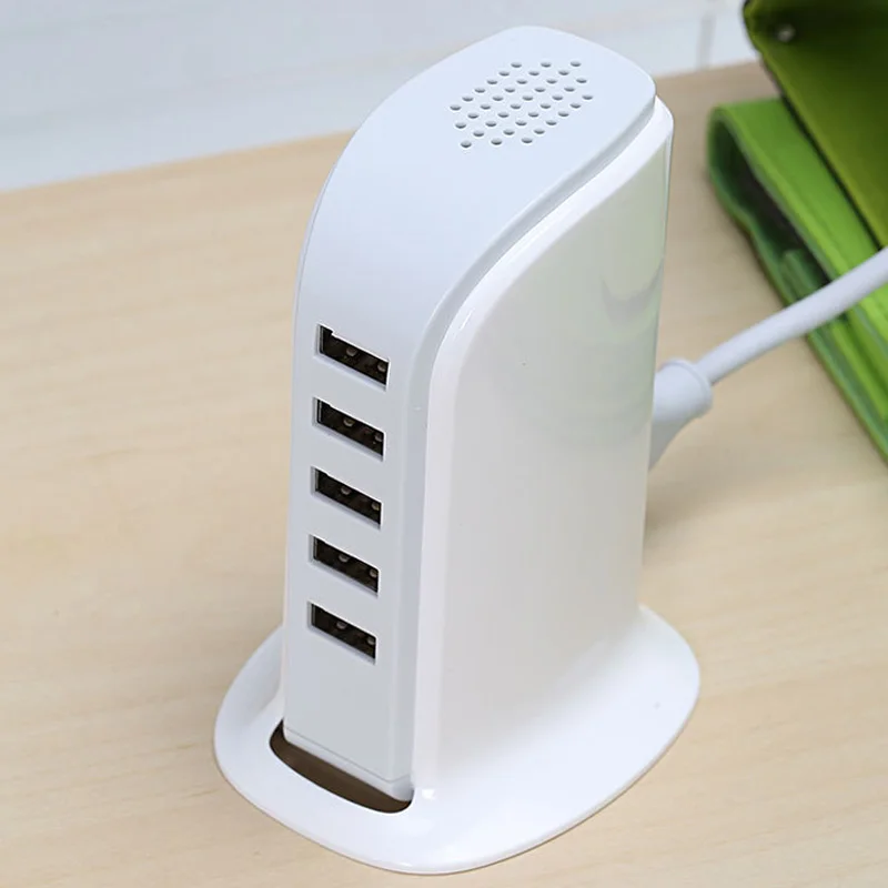 5 портов USB зарядное устройство концентратор мульти док-станция для зарядки с
