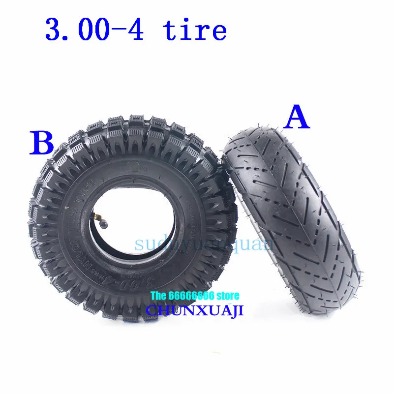 3.00-4 Gas & Electric Scooter Bike wheel tyre tube 300-4 10''x3'' 260x85 for wheelChair  ATV and Go Kart tires inner tubes