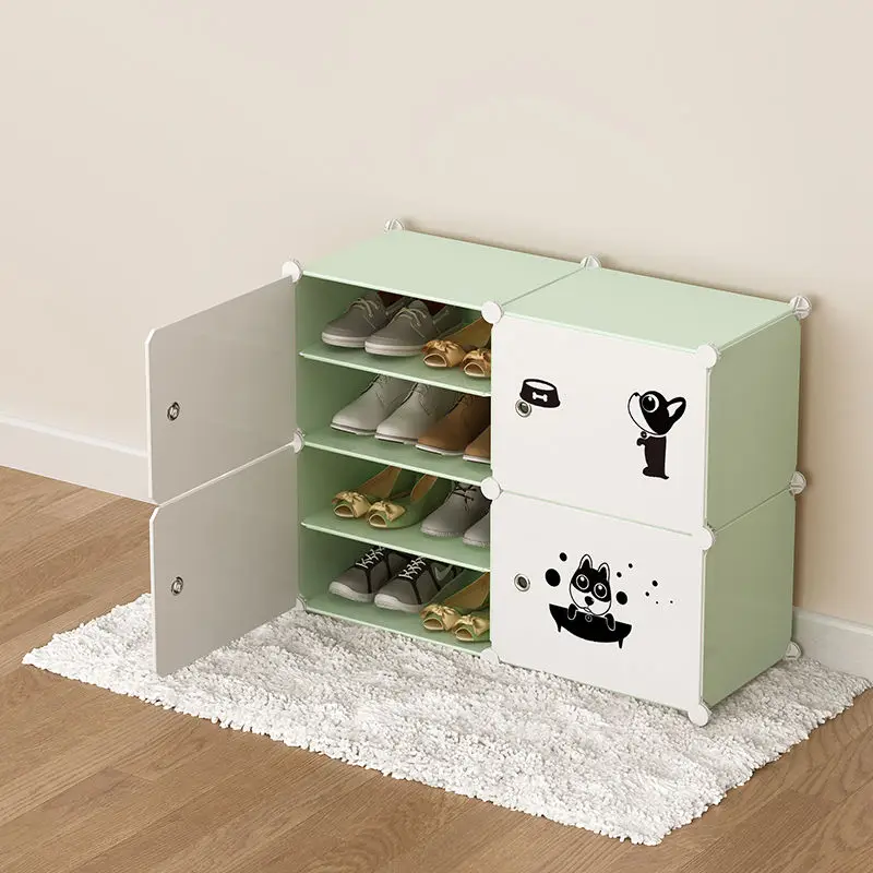 

Modern Simplicity Shoe Cabinets Simple Shoerack Entrance Hall Furniture Shoe Rack Organizer Multi-Layer Plastic Shoe Cupboard