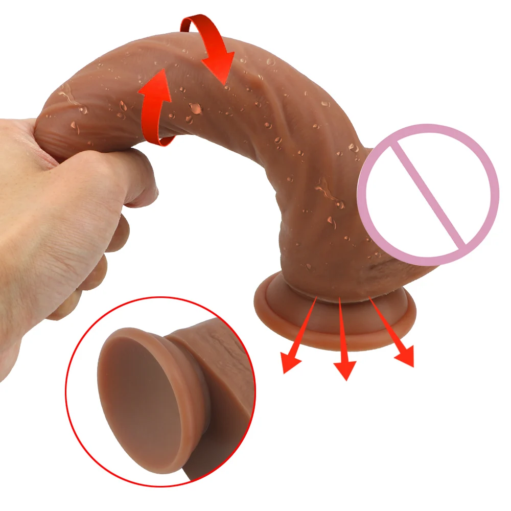 OLO Супер огромный большой пенис с присоской женская мастурбация ощущение кожи