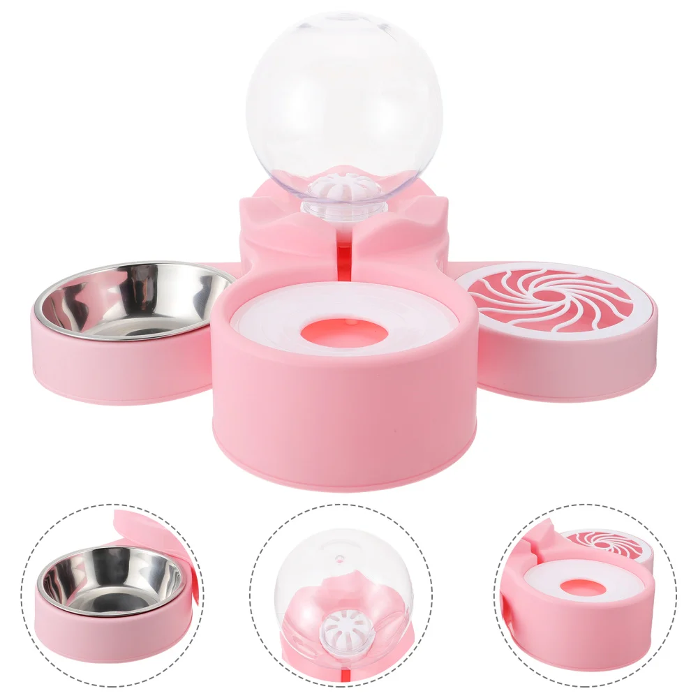

1pc Cat Feeding Device Pet Automatic Water Dispenser Food Bowl Snack Bowl