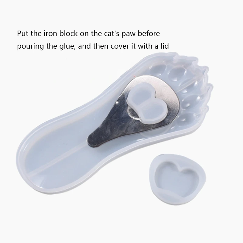 

Shiny Bottle Opener Epoxy Resin Mold Keychain Pendant Silicone Mould DIY Crafts Jewelry Key Ring Decorations Casting Tools