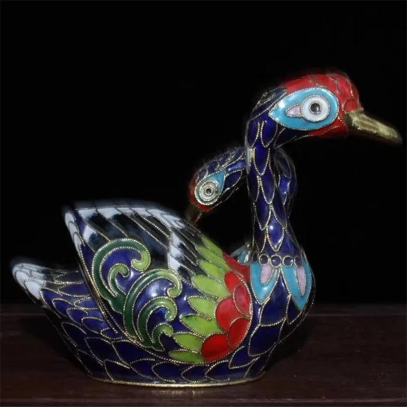 Коллекция китайская ручная работа красная медная перегородчатая эмаль