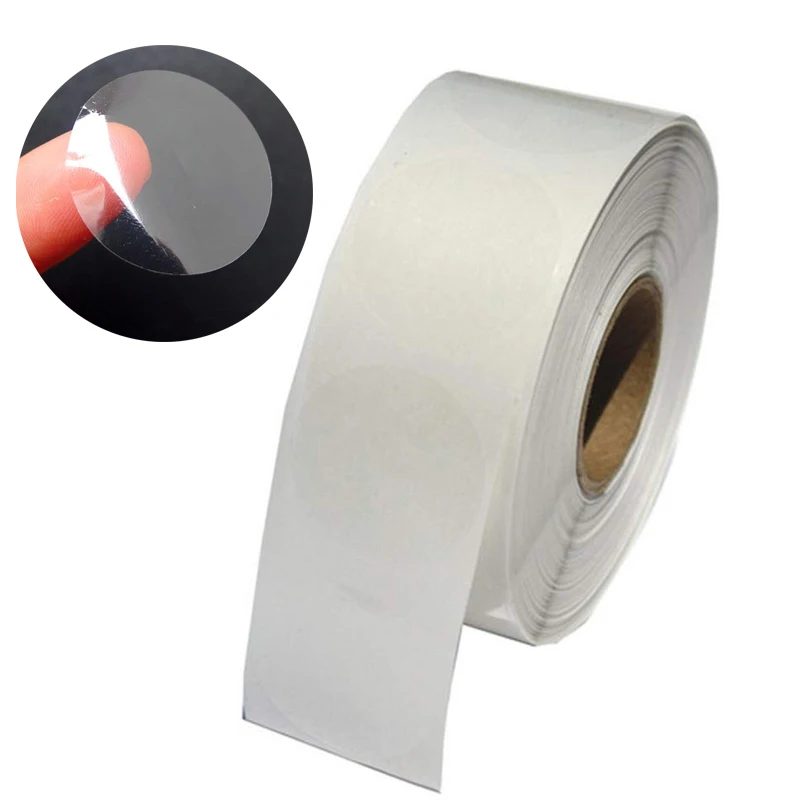 500 шт/рулон круглые ПВХ прозрачные наклейки этикетки для скрапбукинга посылка и
