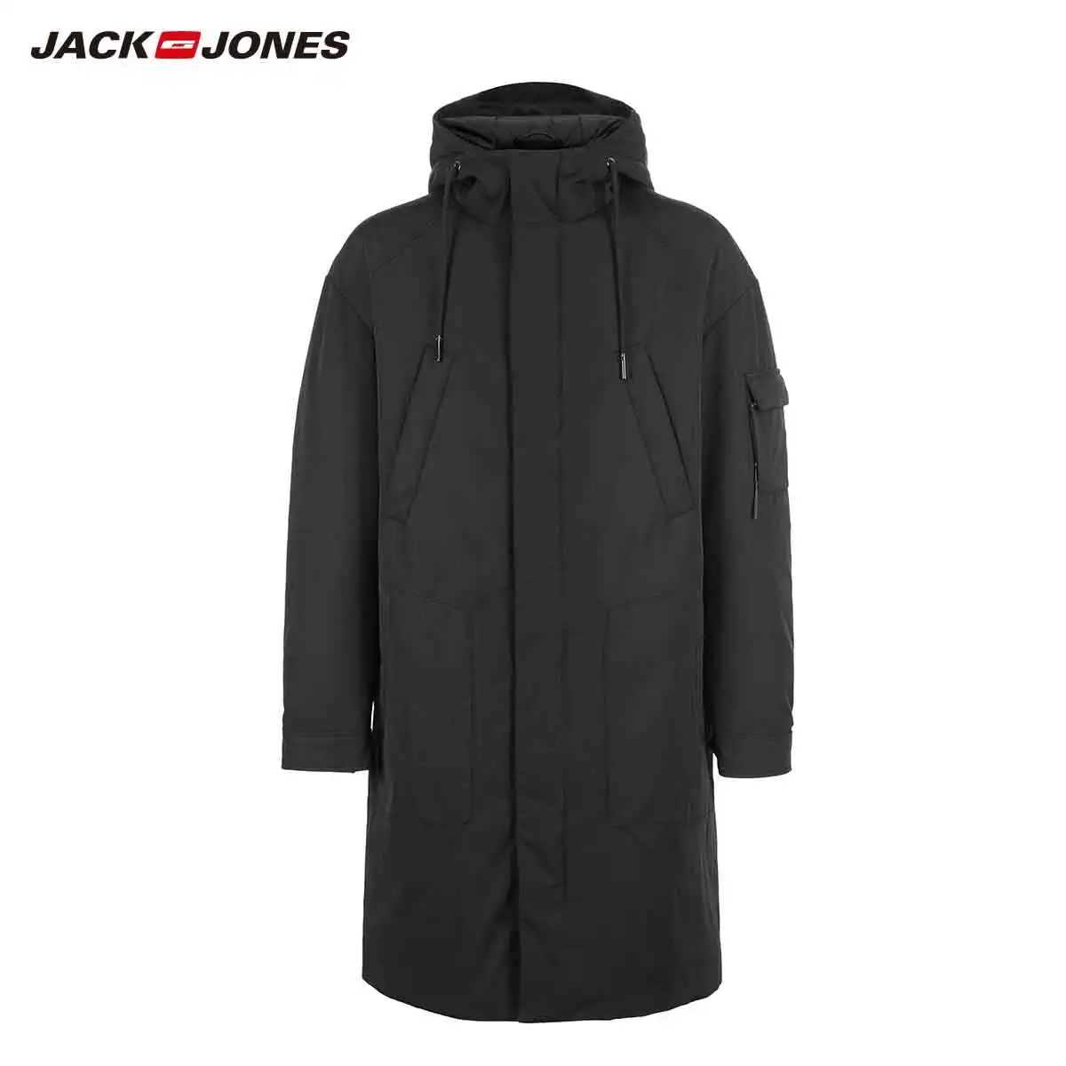 JackJones мужская зимняя куртка с капюшоном средней длины | 218412548