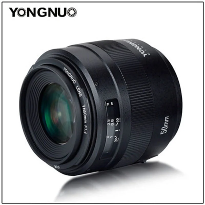 Объектив Yongnuo YN50mm F1.4 для однообъективной зеркальной камеры Canon с большой