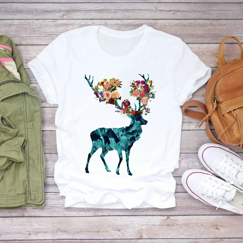 Женская футболка с коротким рукавом и принтом подсолнуха кофе цветов 90s | одежда