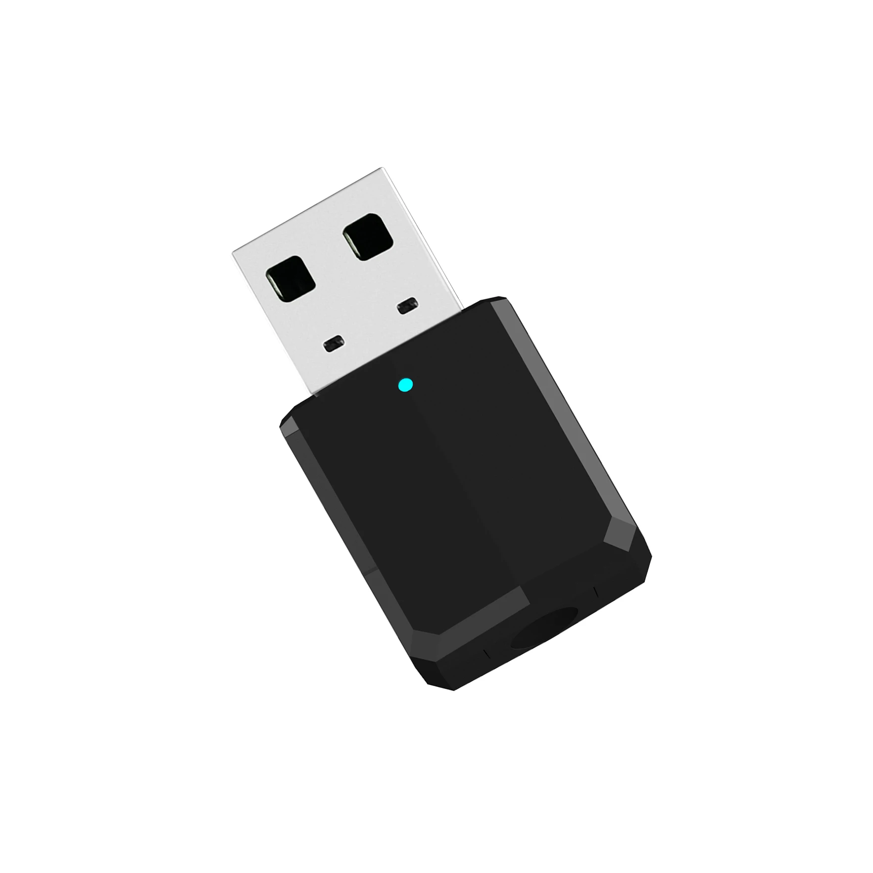 Портативный мини передатчик 2 в 1 Bluetooth 5 0 ресивер 3 мм AUX USB беспроводной стереозвук
