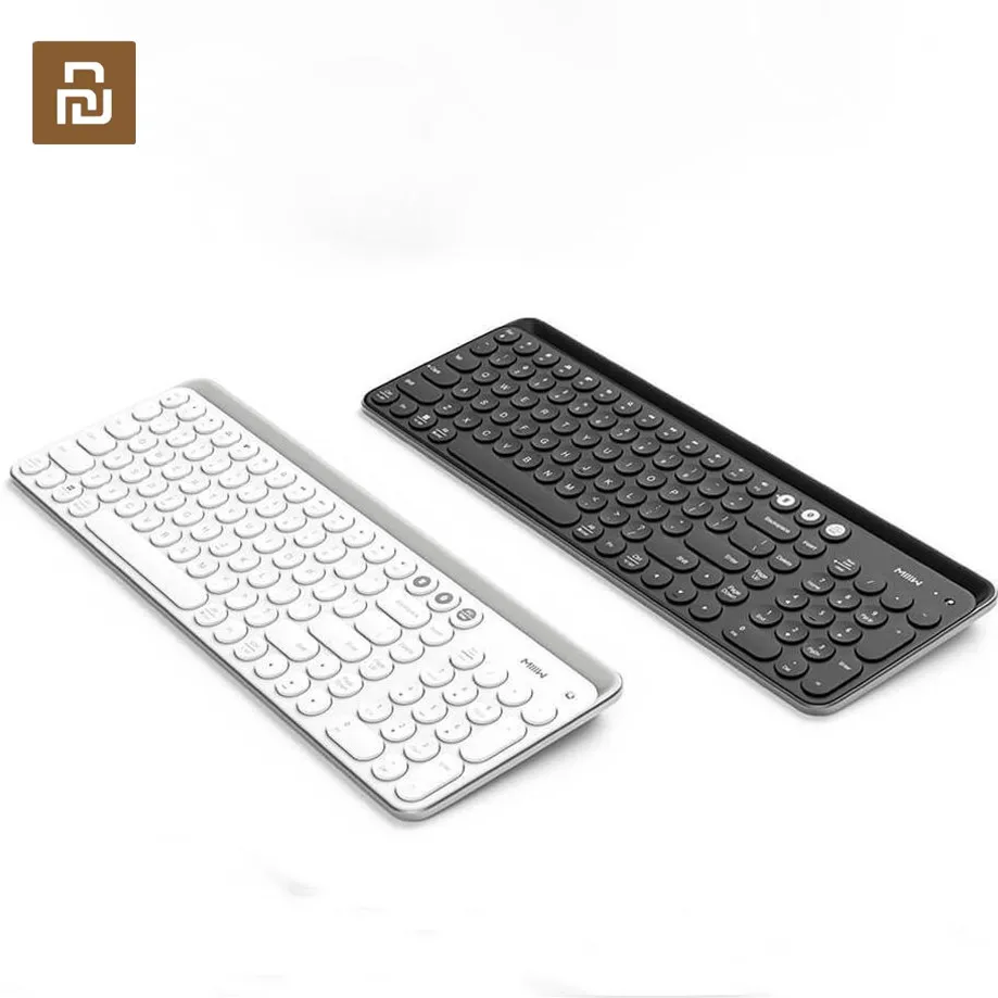 MI Mijia Miiiw Bluetooth Двухрежимная портативная клавиатура 104 ключа беспроводная 2 4 GHz