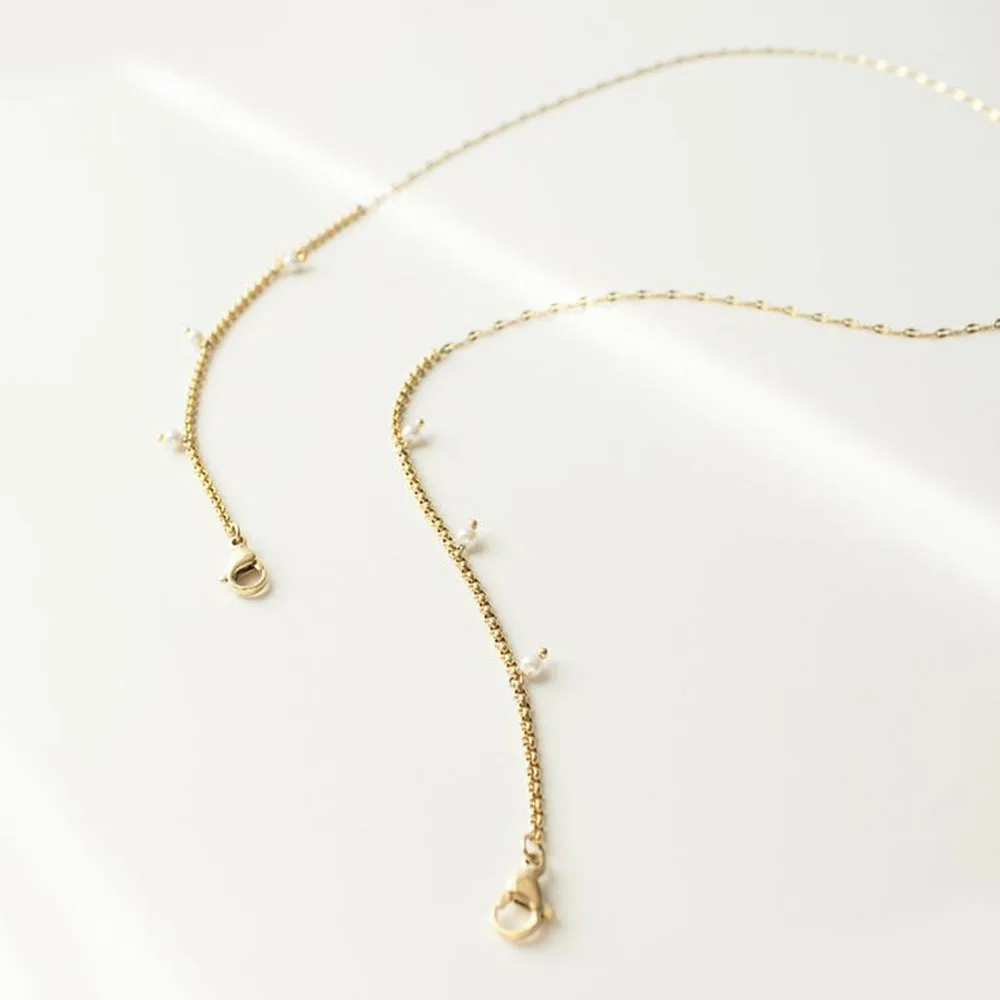 

2021 Simple Beads Charm Mask Chain Holder Fashion Women mask chain lanyard Jewelry