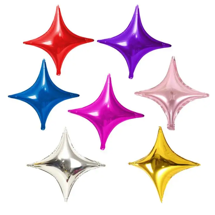 

50pcs/lot Five-pointed star foil balloon wedding baby shower children's birthday party decorations kids balloons