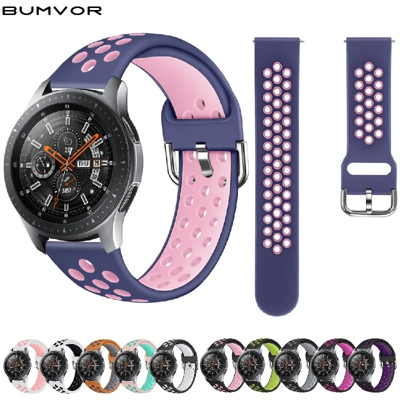 Фирменный силиконовый ремешок для xiaomi huami Amazfit bip Watch Band 20 22 мм samsung gear sport S3 S2 Frontier