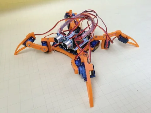 12DOF 8DOF 3D принт 4 брюки с широкими штанинами рулевой двигатель Робот изображением