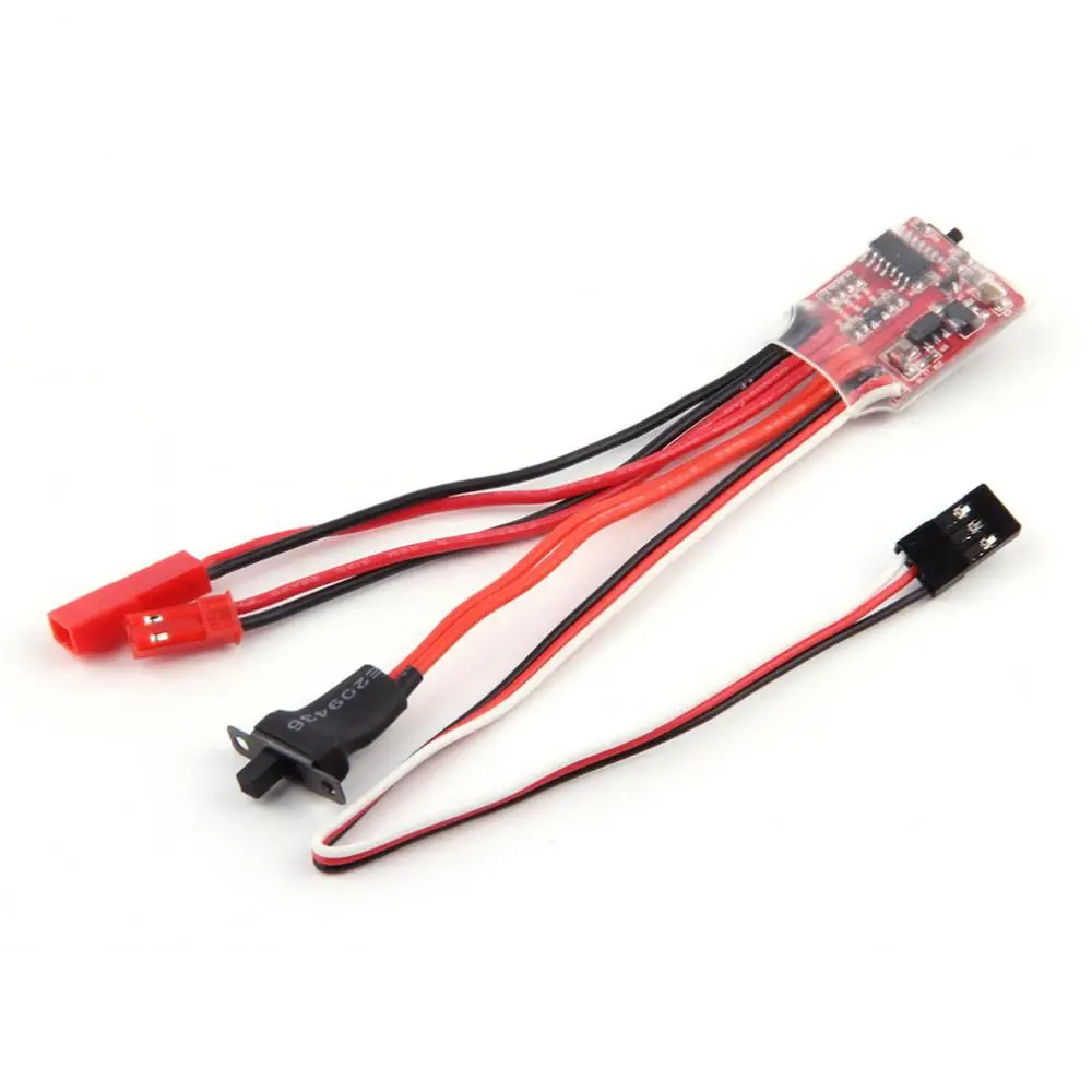 

WPL Car Accessories 20A 30A Mini Brush ESC Brake 1/16 1/18 1:16 1:18 for Climbing RC Car Ship Tank Mini 4wd Control Remote Car