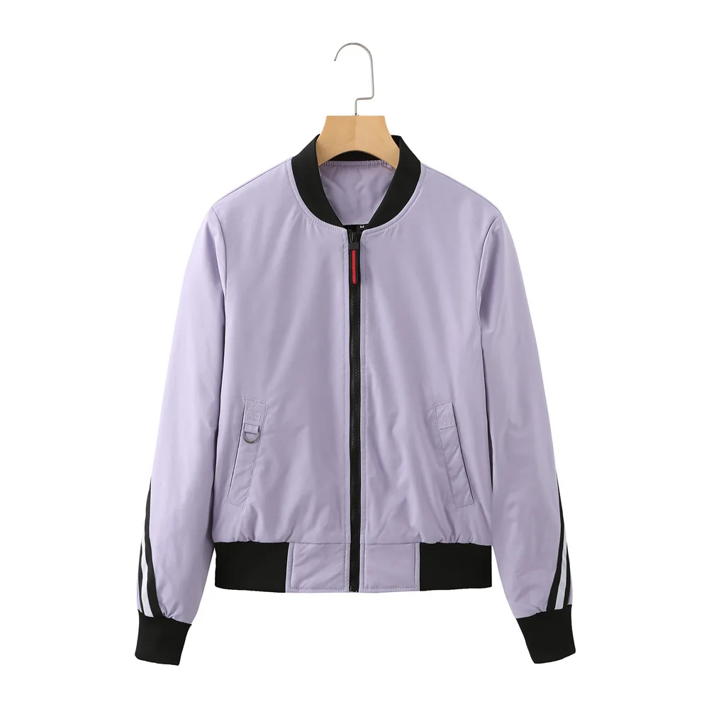 Spring and Autumn Short Bomber Jacket Women's Coat Trendy Thin Cotton-padded Clothes Fashion Cotton-padded Clothes