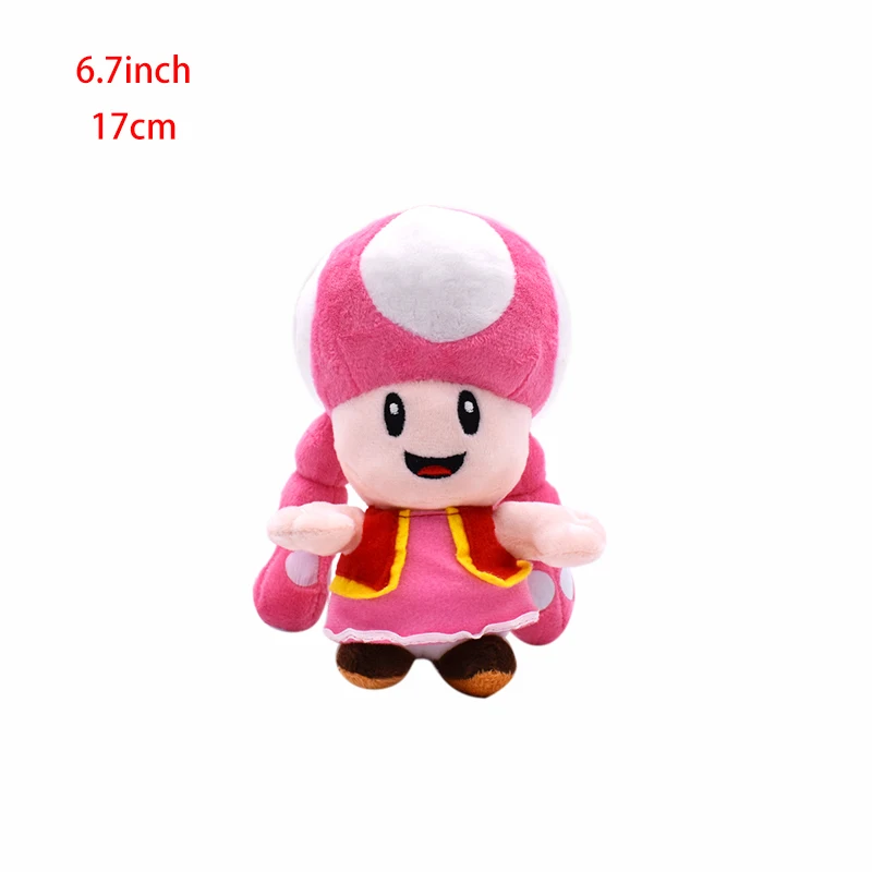 Плюшевая игрушка Марио 17 видов мультяшная принцесса гриб бомба дракон цветок