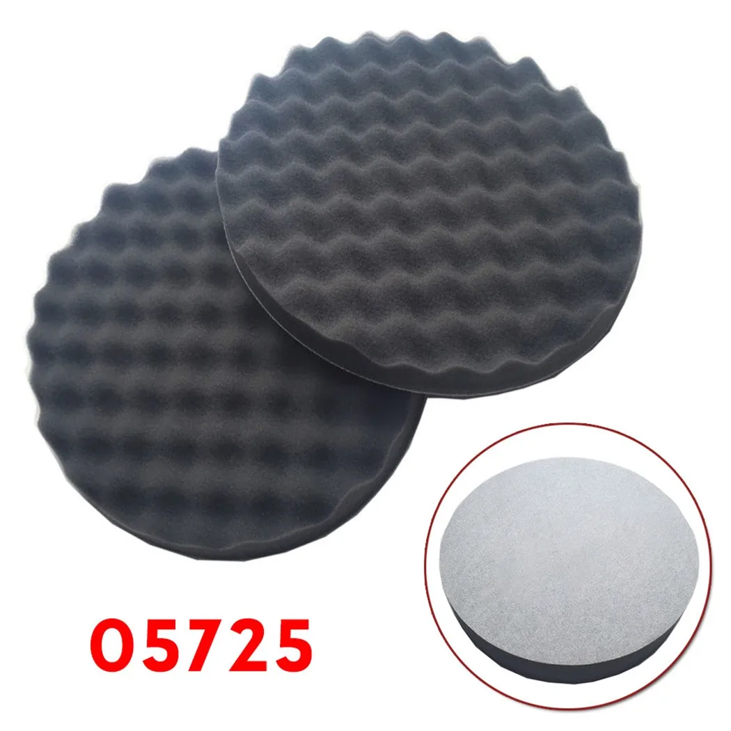 

Round Foam Polishing Pad Single Sided Supplies 05725 2Pcs 8 Inch Auto Compounding Kit