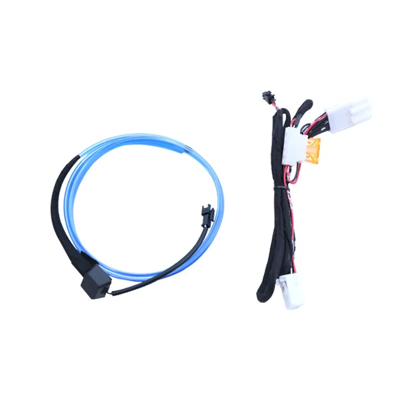 Продажа Светодиодная лента для приборной панели автомобиля, декоративная светильник вая лента для Hyundai Tucson 2015 2016 2017 2018 2019 2020, аксессуары для интерье...