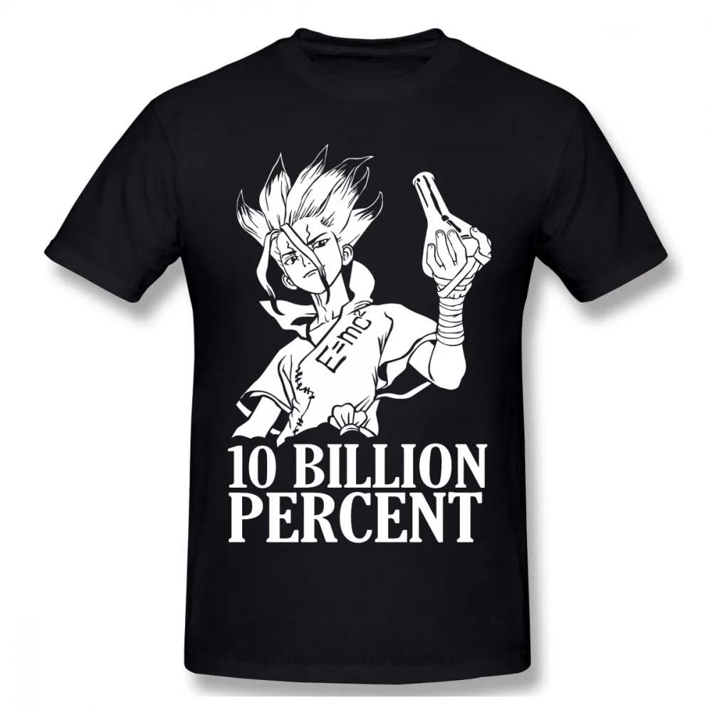 

Dr Stone Senku Ishigami Tsukasa Post Apocalyptic Anime TShirts for Men Essential Funny Crewneck Cotton T Shirt 2020