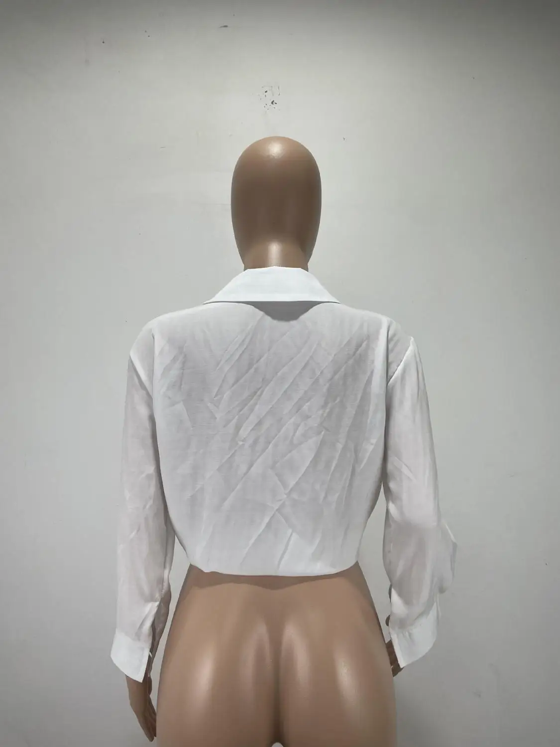 

Felyn 2020 Best Quality Fashion Design Chiffon T-shirt Solid V-neck Long Sleeve Casual Tops