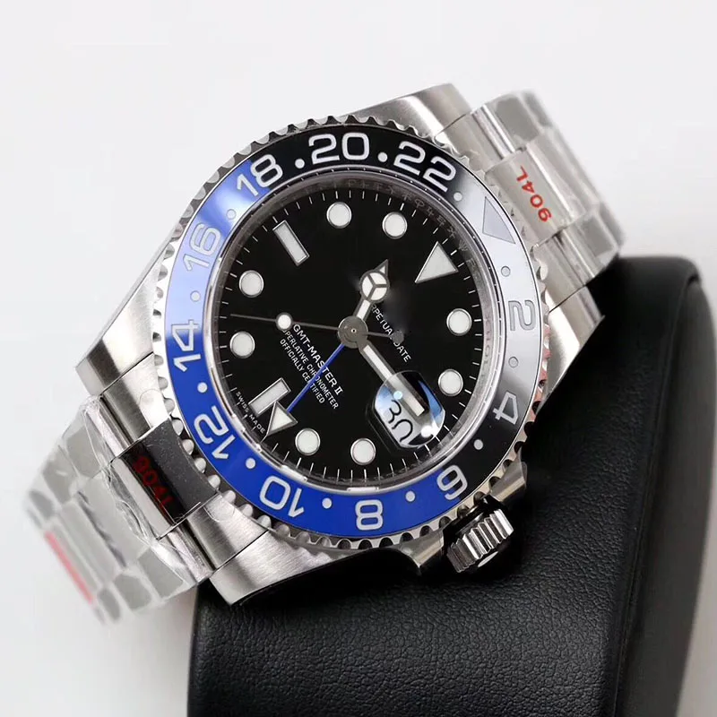 

Watch Brand Men's Quartz Watch Stainless Steel Strap Quartz Movement GMT Waterproof Luminous High Quality Sports Men's Watch