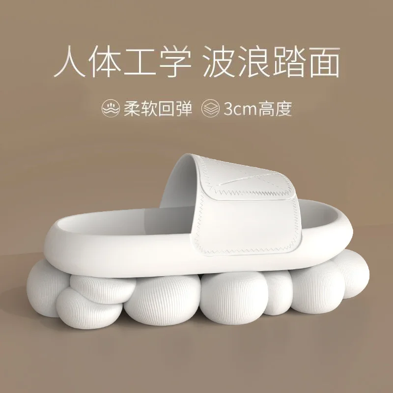 

NXY Slipper Female Summer Indoor Home Thickened Bottom Anti Slip Net Red Couple Bath Bathroom Home Cool Slipper Male 1119