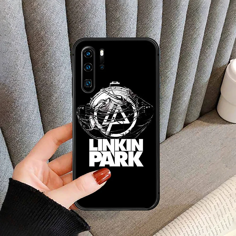 

Linkin Rock and park Phone case cover For Huawei P Mate Smart 10 20 30 40 Lite Z 2019 Pro black black hoesjes fashion back 3D