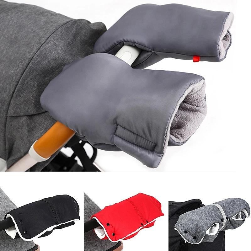

Winter Warm Pram Hand Muff Fleece Baby Stroller Gloves Mitten Kids Buggy Pushchair Handmuff Thermal Windproof Outdoor Supplies