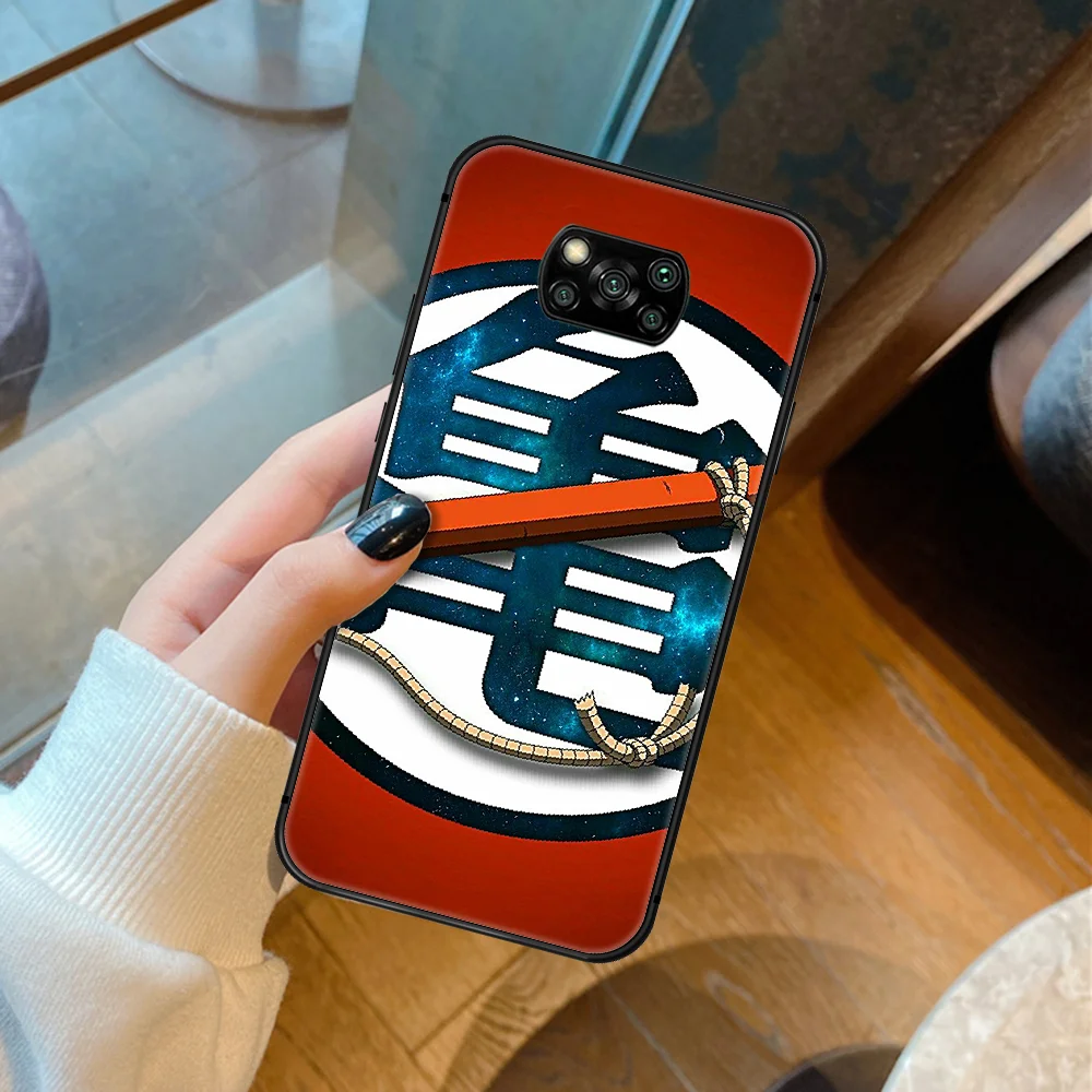 

D-Dragone Balls Goku Saiyan Anime Phone Case For Xiaomi Mi 8 9 Note 10 A2 A3 9T 10T 11 Poco x3 Lite Pro Ultra black Back Pretty