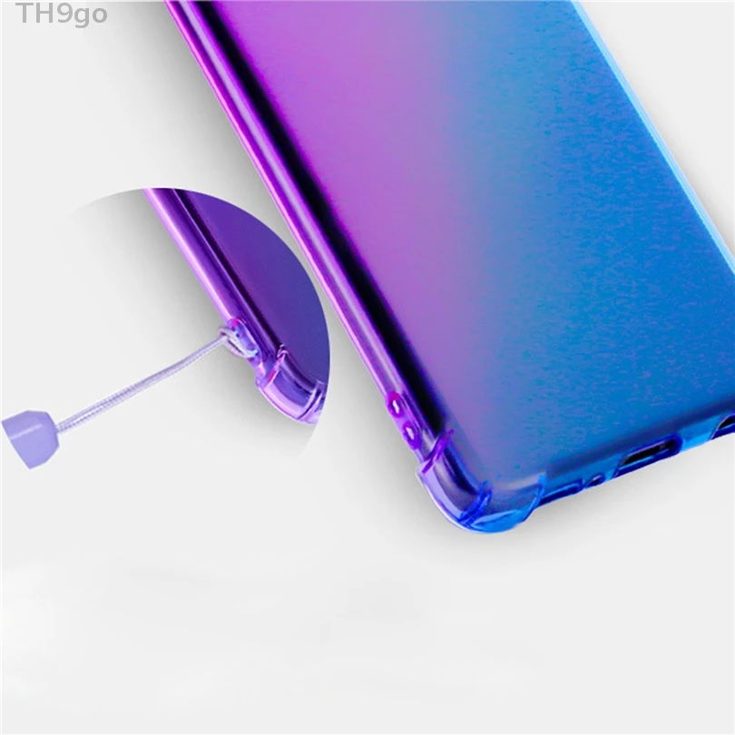 Чехол для телефона с градиентом Samsung Galaxy S10 5G S8 S9 Plus S10E противоударный чехол