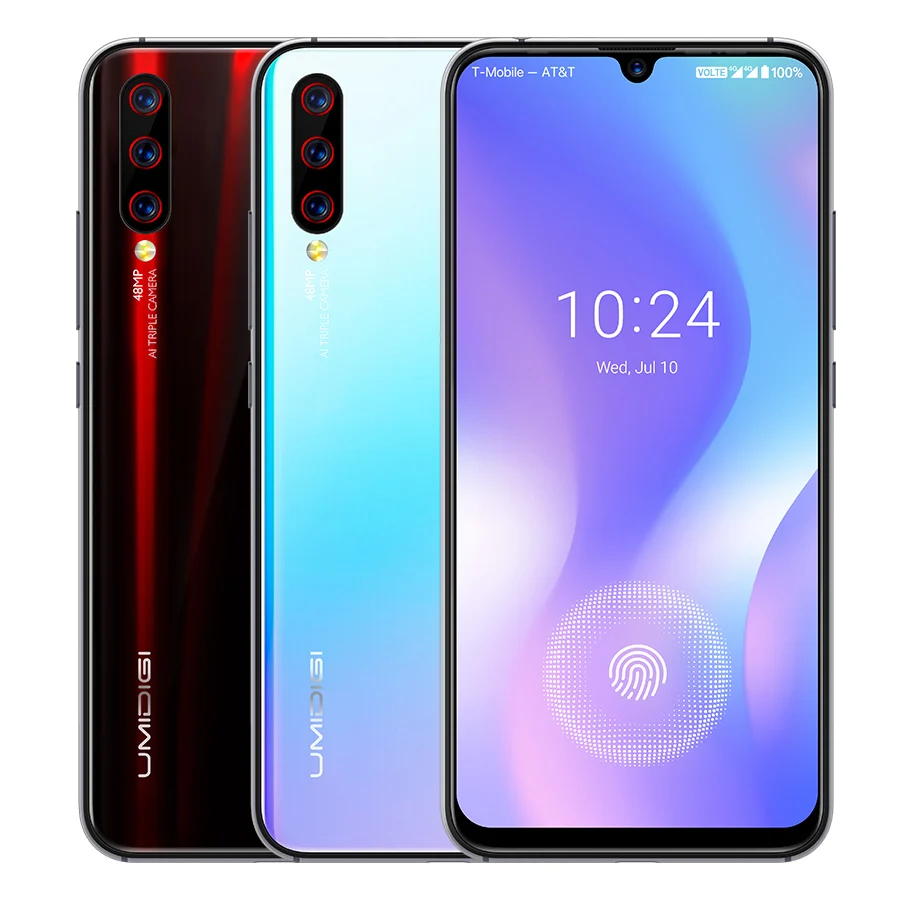UMIDIGI X в отпечатков 6 35 активно матричные осид Дисплей глобальная версия 48MP