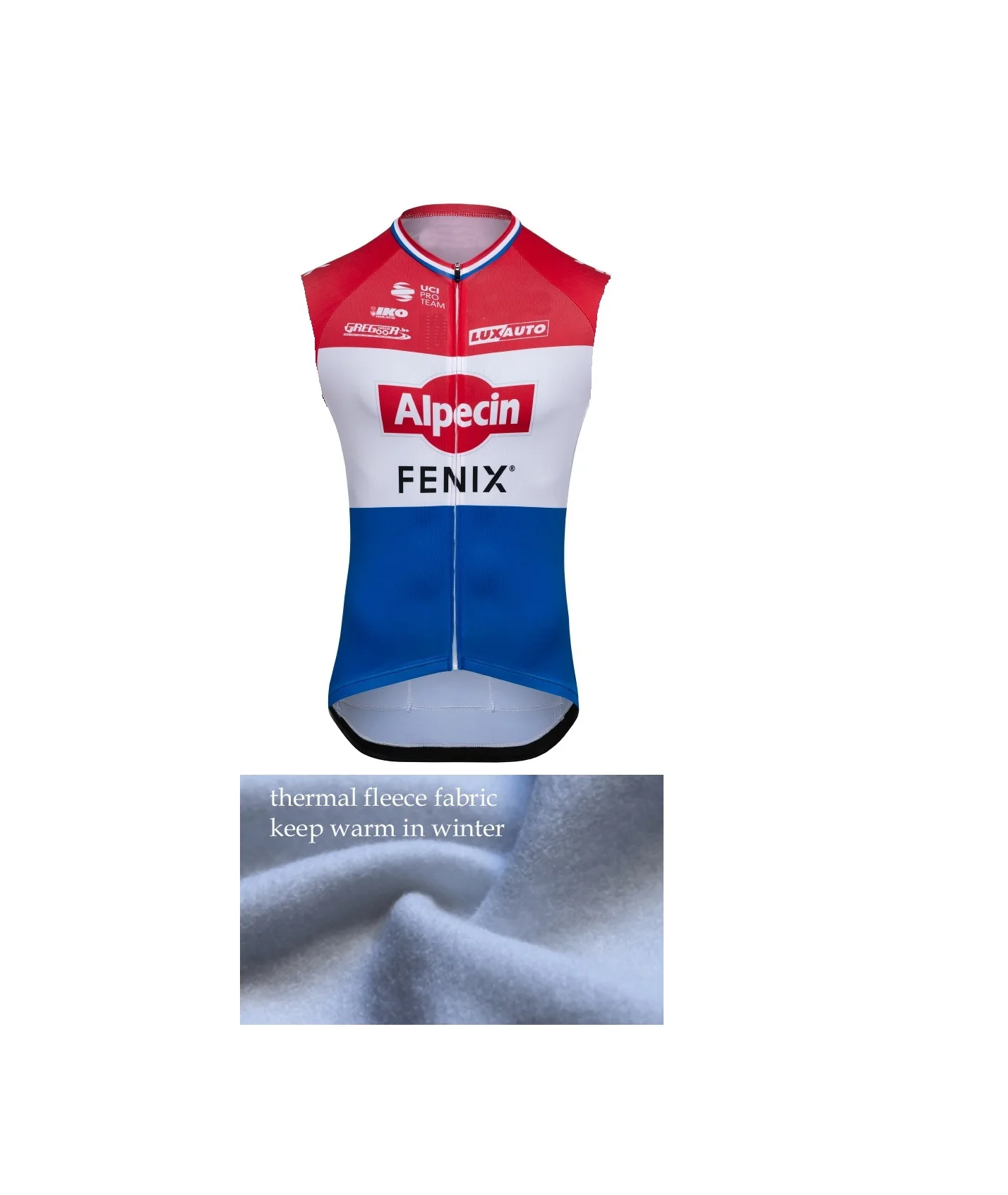 

Зимняя одежда с ворсом, теплые 2021 ALPECIN FENIX команда NL Чемпион только в том случае, без рукава для девочек и жилет для велоспорта Джерси ROPA CICLISMO ...