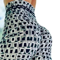 Новые женские спортивные коньки печать сексуальные леггинсы для фитнеса полиэстер женские с высокой талией эластичные брюки тренировки Леггинсы Трусы с пуш-апом - Цвет: 3