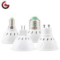 4pcs mr16 gu10 e27 e14 led spotlight bulb 220v bombillas led lamp 48 60 80 led 2835 smd lampara spot light coldwarm white
