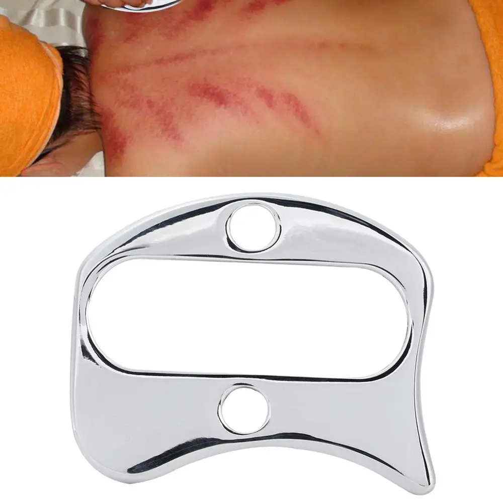 

Stainless Steel Scraping Board Body Scrapper Plate for Release Pain Relief Guasha Tools