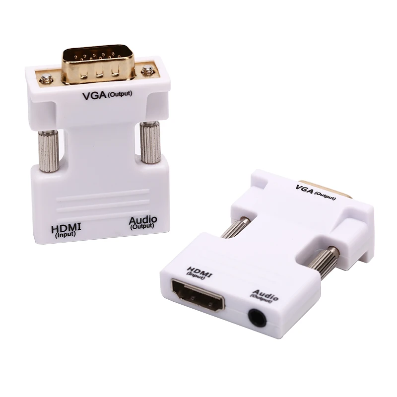 

VGA To MI Adapter Full 1080P Audio Video Converter Laptop PC To TV AV TV