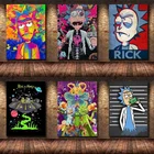 Популярная ТВ-серия Рик, HD Печатный персонаж Morty, настенный постер, украшение для дома в отеле, баре