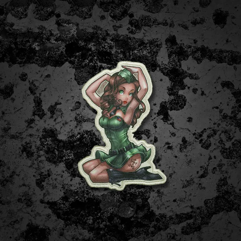 2 шт./компл. военные нашивки военно морской Женская Морячка Тактический значков