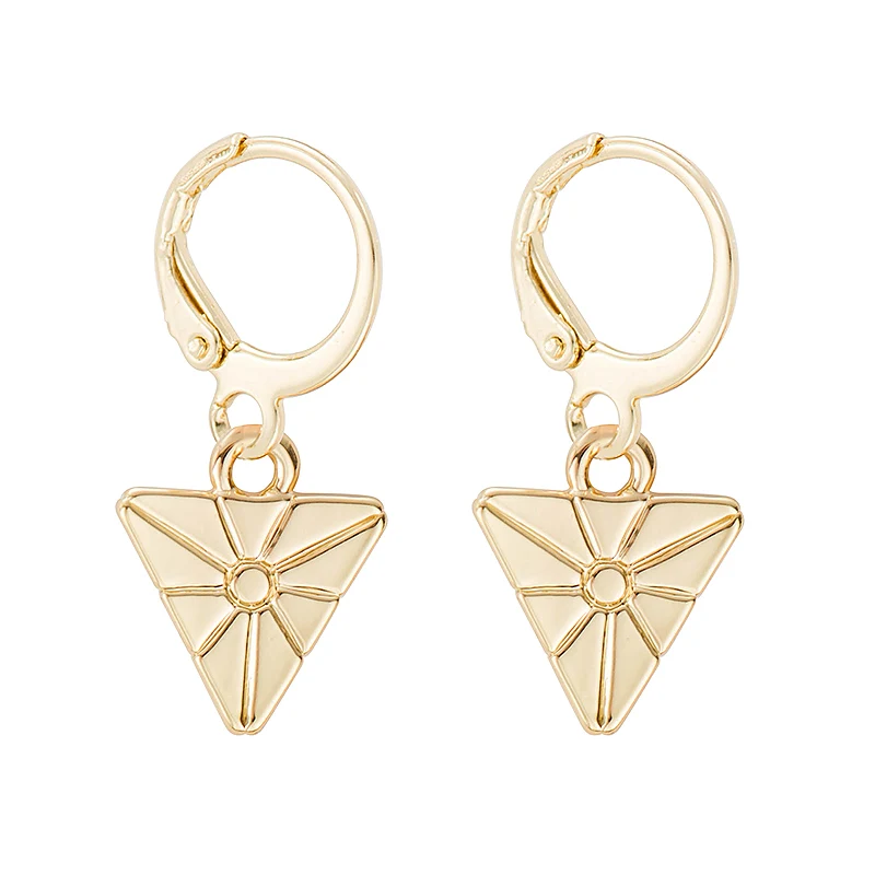 Luokey 2020 Women Gold Small Hoop Earrings Cross Star Heart New Korean Fashion Charm Kolczyki Anniversary Jewelry Gifts | Украшения и