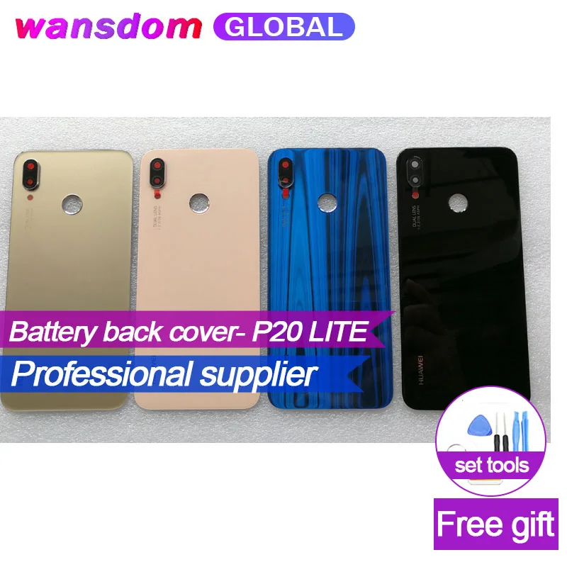 Защитная крышка для задней крышки аккумулятора Huawei P20 Lite с объективом камеры Nova 3e