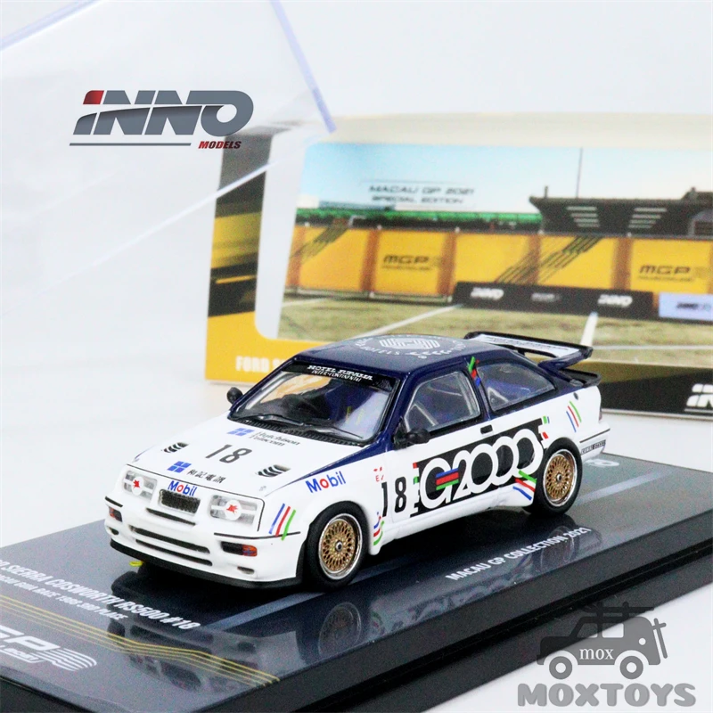 

INNO 1:64 FORD SIERRA COSWOTH RS500 #18 "G2000" /#8 WATSON'S Diecast Model Car