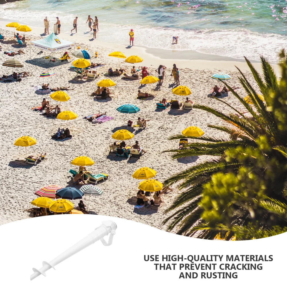 

2Pcs Premium Umbrella Stands Beach Umbrella Sand Anchors Garden Flag Holders