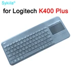 Чехол для клавиатуры K400 Plus для Logitech K400 Plus для Logi K400 + беспроводная Защитная пленка для сенсорной панели