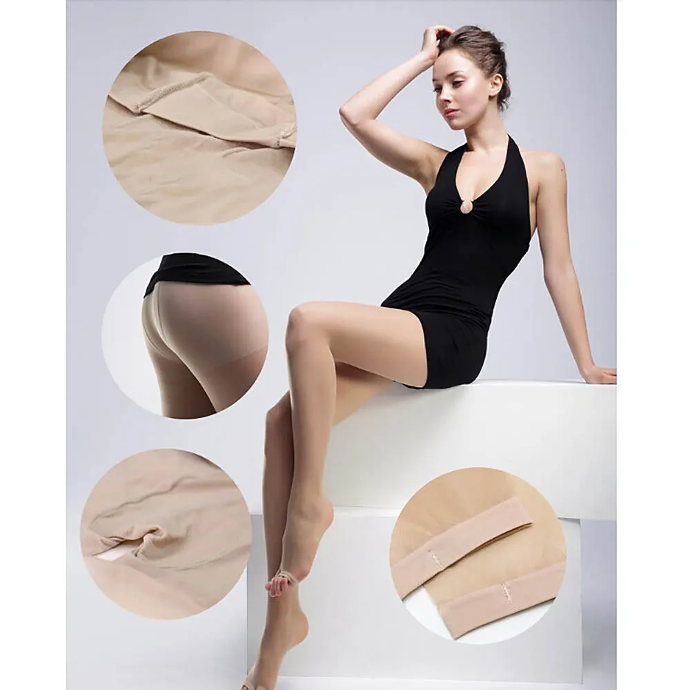 1 пара колготки ультра яркие носки женские черные/телесные сексуальные|Колготки