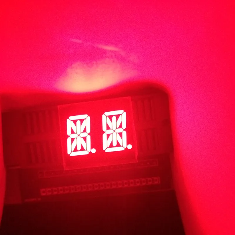 10pcs 0.54Inch 14segments LED Display Module Tube 2Blocks 2Bits 2Characters 2Digits 0.54" Letters RED 14 Segment Anode | Электронные